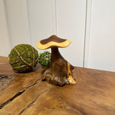 Wooden Based Mushroom Design 1 (Set of 2) - AVRS FURNITURE